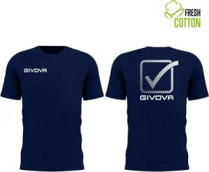 Givova Cubo T-Shirt 100% Baumwolle blau