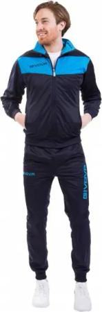 Givova Tuta Visa Trainingsanzug navy/türkis