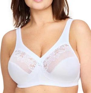 Glamorise Damen 1003 Minimizer Bra, Weiß, 85F