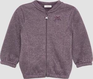 Glitzernde Sweatjacke mit Sternchen-Reißverschluss