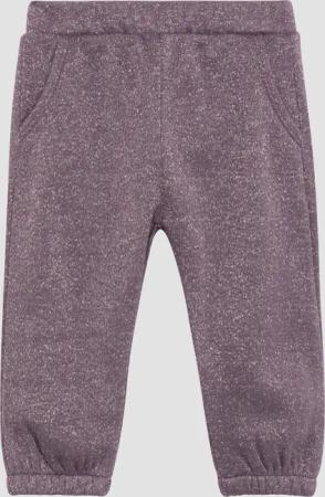 Glitzernde Sweatpants mit elastischen Bündchen