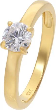 GLIZZ GL1058 Damenring Mit Lab Grown Diamant 0,50 ct. Gelbgold 333/8K