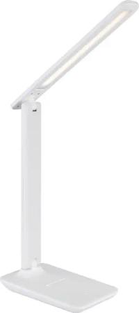 GLOBO LED-Tischleuchte weiß weiß Opal Kunstleder Kunststoff B/H/T: ca. 11,5x50x28 cm