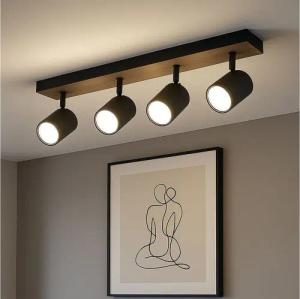 GLOBO LIGHTING Deckenspot, Leuchtmittel nicht inklusive, Deckenlampe Deckenleuchte 4 flammig beweglich