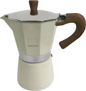 gnali & zani Espressokocher, Induktion, cremefarben