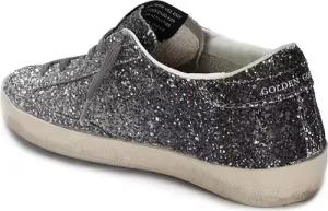 Golden Goose Low-Top Sneaker - Super-Star Classic With List Glitter - Gr. 36 (EU) - in Grau - für Damen