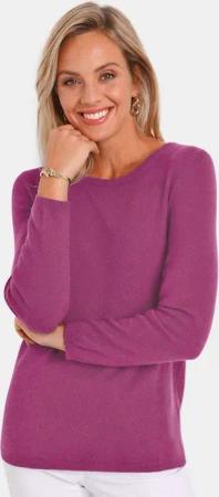 GOLDNER Strickpullover Kaschmirpullover mit U-Boot Ausschnitt