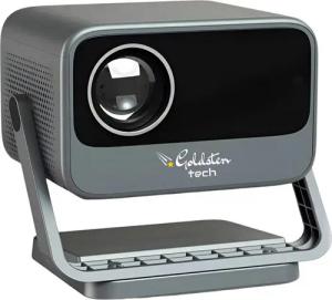 Goldstern-Tech Lumis-Flip-5800 LCD-Beamer (1000:1, 3840 × 2160 px, 4K Beamer mit Netflix, Autofokus, Dolby Audio & WiFi 6)