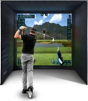 Golfsimulator-Gehäuse mit Aufprallschutz 2,6 x 2,5 x 1,5 m