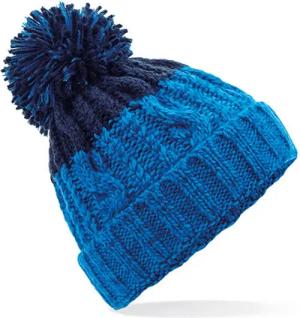 Goodman Design Bommelmütze Winter Mütze Pudelmütze Beanie Strickmütze Hochwertiges Thermalband aus Shearling für zusätzliche Wärme
