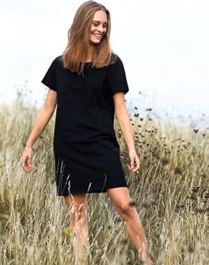 Goodman Design Longshirt Damen Long Length T-Shirt Zertifizierte, gekämmte Bio-Baumwolle