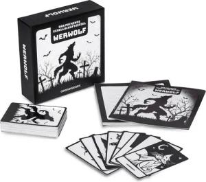 Goods+Gadgets Spiel Werwölfe Party Rollenspiel Deluxe – Spiel mit 30 Charakterkarten, Original Werwolf Kartenspiel, Gesellschaftsspiel