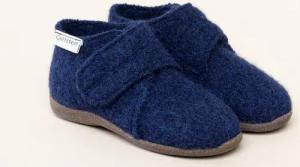 Gottstein Kinder-Hausschuh Alpine Racer RU für Jungen & Mädchen aus 100% Schurwolle