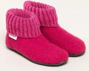 Gottstein Kinder-Hüttenschuh Alpine Boot FE - Kinderhausschuh für Mädchen & Jungen aus 100% Schurwolle