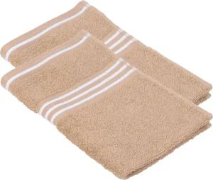 Gözze Gästetuch Rio Doppelpack, je 30 x 50 cm (Sand)