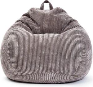 Green Bean Sitzsack Scoop Cord (Indoor Sitzsack 90x110cm EPS-Perlen Füllung & Cordstoff, Kuschelig Weich Waschbar - Drinnen Bodenkissen Liegekissen Sitzkissen), Sitzhocker Relax-Sessel Kinder Erwachsene Stoff