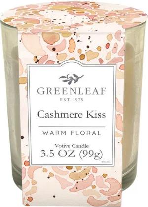 Greenleaf Duftkerze Cashmere Kiss (1-tlg), Votive Candle Duftkerze im Glas 99 g
