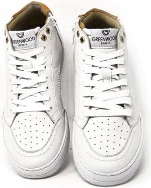 Greenwood Berlin GWB Sneaker Unisex Base high weiß gelb
