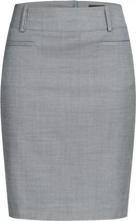 GREIFF Bleistiftrock Greiff Modern WITH 37.5® Damen Stiftrock Regular-Fit Hellgrau 72