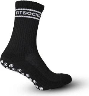 Gripsocken Stripe - Schwarz