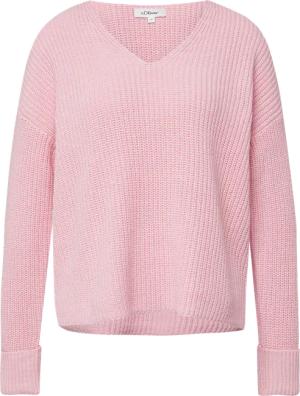 Grobstrickpullover mit V-Ausschnitt im Relaxed Fit