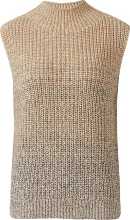 Grobstrickpullunder mit Stehkragen und Farbverlauf