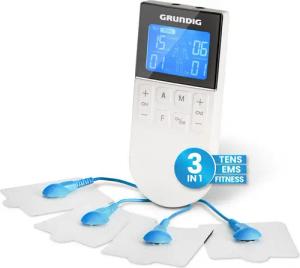 Grundig TENS-EMS-Gerät Tens-Gerät Schmerztherapie Reizstrom, Reizstrom Medizinprodukt mit 50 Programmen und 16 Intensitätsstufen