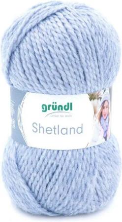 Gründl Gründl Wolle Shetland 100 g jeans melange Häkelwolle