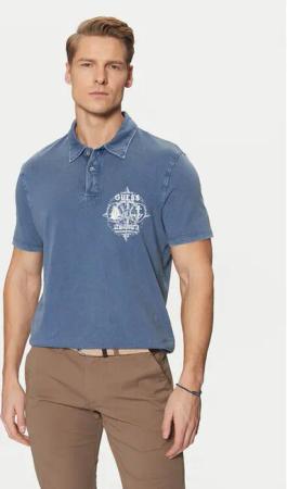Guess Poloshirt M5RP10 KCMY0 Dunkelblau Regular Fit