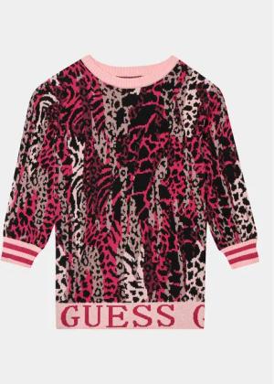 Guess Strickkleid J3BK04 Z3AH0 Rosa Regular Fit