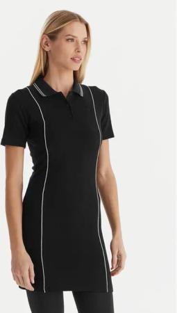 Guess Strickkleid V5YK00 KCX12 Schwarz Regular Fit