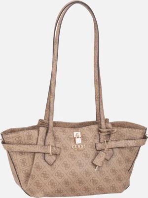 Guess - Yesba Girlfriend Shoulder Latte Logo - Satchel  ,