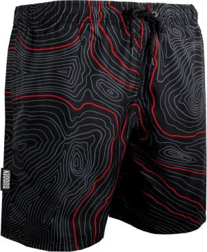 GUGGEN Mountain Badehose Badehose Herren Badeshorts Schnelltrocknend Kordelzug gestreift Schnelltrocknende Badeshorts mit Kordelzug gestreiftes Muster