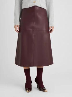 Guido Maria Kretschmer Women Lederrock Maura (1-tlg) Plain/ohne Details