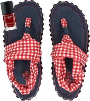 GUMBIES Set - Nachhaltige Zehensandalen mit veganem Nagellack