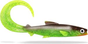 Gummiköder - Fishing Ghost - Renky Shad 35cm - Curly Tail - Choco Chartreuse