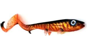 Gummiköder - Hostagevalley Curlytail Red Pike 24cm