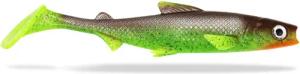 Gummiköder - Renky Shad 22cm - Choco Chartreuse