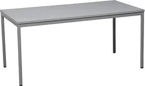 Gürkan Mehrzwecktisch grau rechteckig, Vierkantrohr grau, 180,0 x 80,0 x 75,0 cm