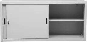 Gürkan Schiebetürenschrank, 100268 lichtgrau 1 Fachboden 160,0 x 45,0 x 75,0 cm