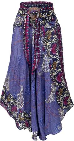 Guru-Shop Minirock Boho Sommerrock, Maxirock Hippie chic -.. alternative Bekleidung