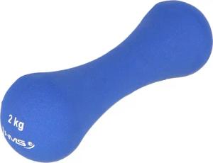 Gusseiserne Kurzhantel mit Neoprenbeschichtung - 2 kg