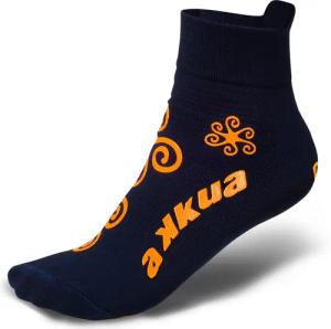 Gym Kids Funktionssocken für Kinder, rutschfest, blau und orange