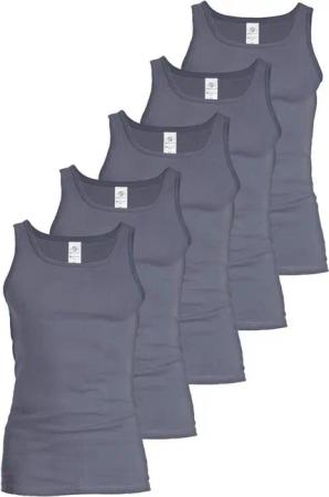 HAASIS Bodywear 1919 Achselhemd Herren Unterhemd 77505011-M (Packung, 5-St., 5er Pack) klassisches Unterhemd, Rundhals