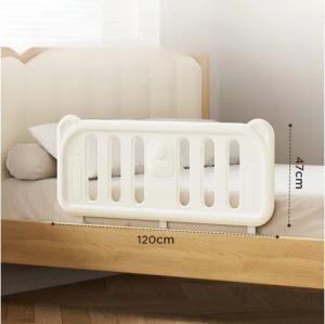 habeig Babybett Bettgitter Babygitter 120x47cm Rausfallschutz extrem stabil, 120 cm breit