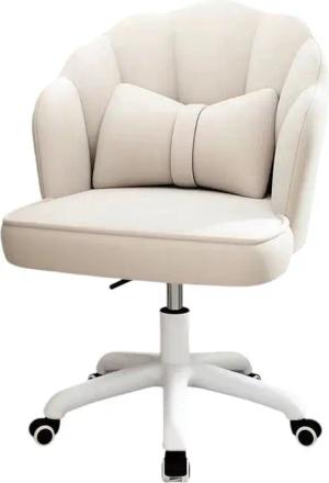 habeig Kinderstuhl Drehstuhl beige oder rosa 78x56cm gepolstert inkl. Kissen Sessel, 360° drehbar