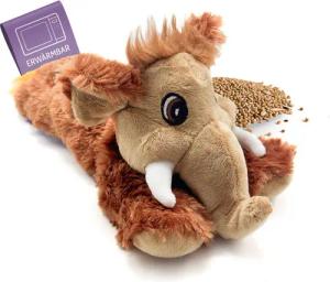 Habibi Plush Wärmekissen Habibi Plush Wärmetier Stofftier 1618 Mammut, mit Hirsekornfüllung