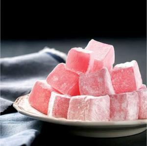 Hacı Şerif Süßigkeit Türkischer Rosengenuss – 1 kg – Handgemachte Lokum, Halal