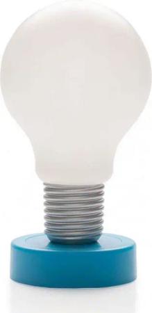 HAC24 LED Schreibtischlampe LED Drucklampe Tischlampe Druck Lampe Tischleuchte, LED fest integriert, Batteriebetrieben Glühbirne Blau