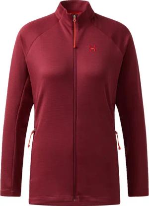 Haglöfs - Korp Mid Fleecejacke Damen carmine red
